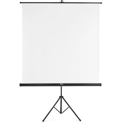 Hama Екран на стойка 155x155 cm, 2 в 1, за проектор, мобилен комплект, бял (HAMA-21574)
