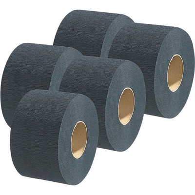 BARBURYS Elastic Paper Collars čierny ochranný krepový golier okolo krku 5 ks