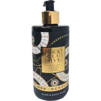 DEXCLUSIVE течен сапун за ръце и тяло, Парфюмен аромат, 400мл, Msm