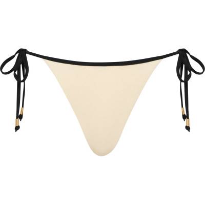 Seafolly Дамско бикини долнище Seafolly Women's Beach Bound Tie Side Rio Pant Bikini bottom - Ecru - размер 32 (EU) (150-5769-0311)
