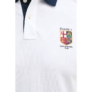 Hackett London Памучна тениска с яка (HM5600138) - answear - 156,45 лв