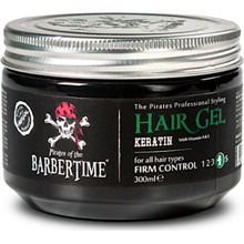 Barbartime Hair Gél Keratín silne tužiaci stylingový gél s keratínom 300 ml