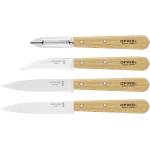 Opinel Комплект ножове ESSENTIELS, комплект от 4 бр. , натурално, буково дърво, Opinel (OPIA0045659)