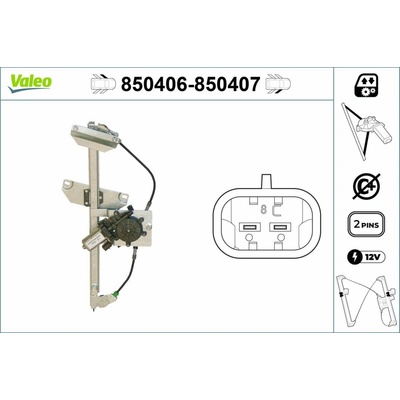 Zvedací zařízení oken VALEO 850406