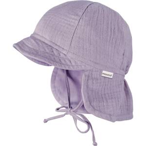 maximo Детска шапка с козирка maximo Kid's Mini Schildmütze Musselin Cap - Flieder - размер 53 cm (904-1882-1111)