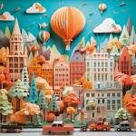Heye - Puzzle Paper-Like: Townscape - 1 000 piese