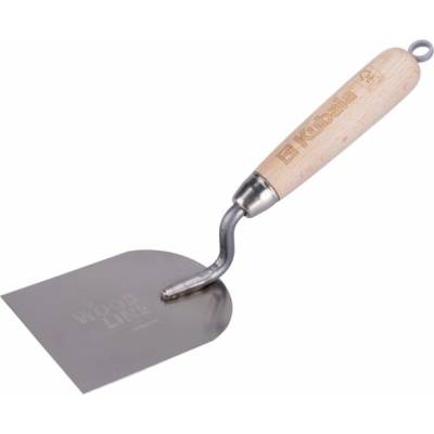 Lžíce štukatérská KUBALA nerez 80mm, dřevěná rukojeť 5903