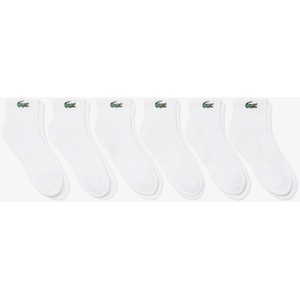 Lacoste Чорапи Lacoste Mens Cotton Quarter Socks 6 Pack - White 001