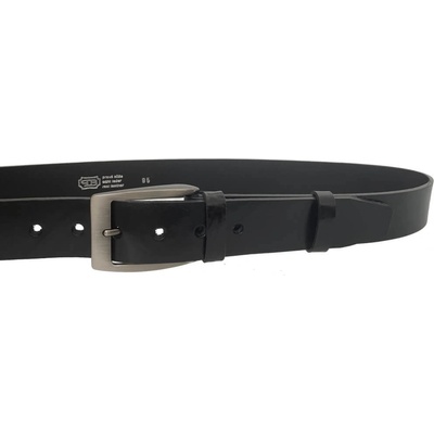 Penny Belts pánský kožený opasek EXKLUZIV 504-V1-60 černý