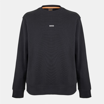 HUGO BOSS Блуза Boss Men's WeSmallcrew Orange Crew Sweatshirt - Black