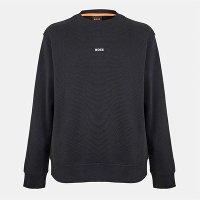 HUGO BOSS Блуза Boss Men's WeSmallcrew Orange Crew Sweatshirt - Black