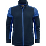 Printer PRIME SWEATER FULL ZIP / Дамски суитшърт с цип и яка с изправена яка - тъмносин/кобалтов XXL (612062i8305)