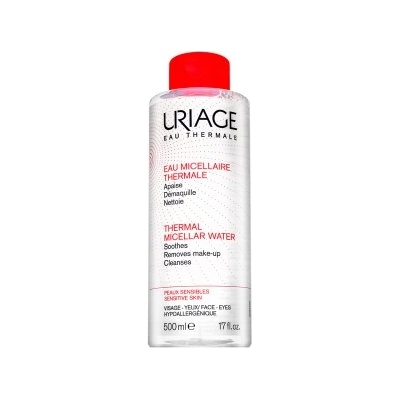Uriage мицеларна вода за отстраняване на грим Thermal Micellar Water Sensitive Skin 500 ml