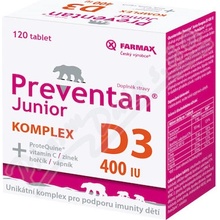 Preventan Junior Komplex D3 400IU 120 tabliet