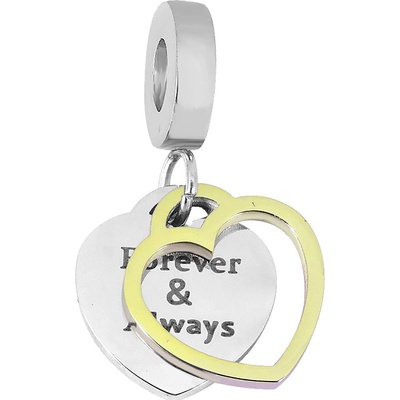 Linda's Jewelry Visací Přívěsek Forever & Always chirurgická ocel IP073