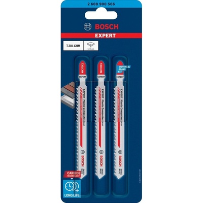 Bosch pilový plátek T 301 CHM Expert Plastic Composites Clean 3 ks 2608900566