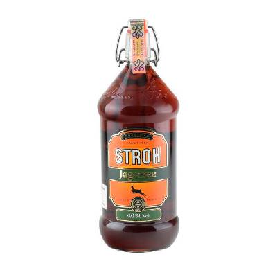 Jagertee Stroh Krug 40% 1 l (čistá fľaša)