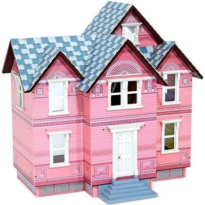 Melissa & Doug Дървена къща за кукли Викториански стил 12580 (12580)