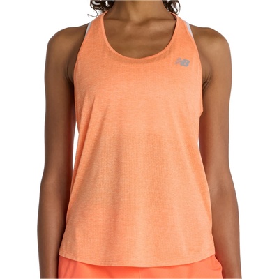 New Balance Дамски потник с широка презрамка New Balance Women's Athletics Tank Tank top - Tangerine Heat (916-6685-0214)