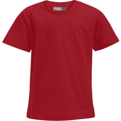 Promodoro Tričko Premium krátký rukáv dětské COT400399u35a3 fire red Červená ohnivá