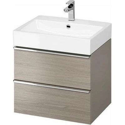 Cersanit VIRGO závesná skrinka pod umývadlo 60cm, šedá-chróm, S522-020