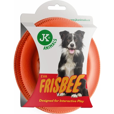 JK ANIMALS Hračka JK pěna EVA frisbee oranžové 22 cm