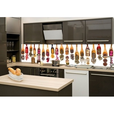 DIMEX ART Фототапет за кухня - лопатки за билки 260 x 60 см