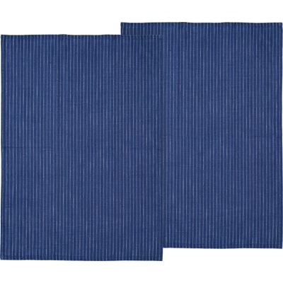 Södahl Малки кухненски кърпи Line Organic 50 x 70 см сини 2 бр (33544)