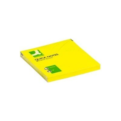Q-CONNECT Bloček Q-CONNECT neónové 76x76mm žlté (QC010514)