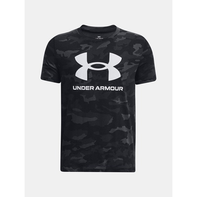 Under Armour UA Sportstyle Logo Aop SS Тениска детски Under Armour | Cheren | Момчешки | 128