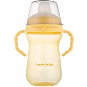 Canpol babies Неразливаща се чаша Canpol - 250 ml, жълта (56/615_yel) - ozone