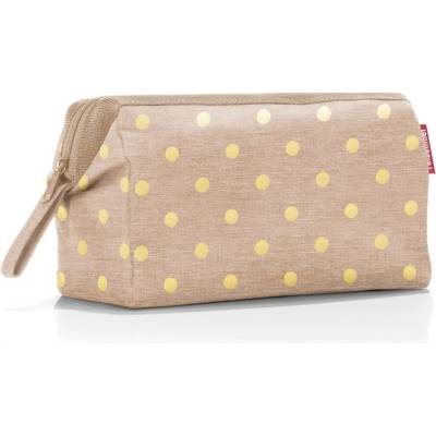 Reisenthel Travelcosmetic kozmetická taška metallic dots coffee