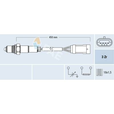 Lambda sonda FAE 77222