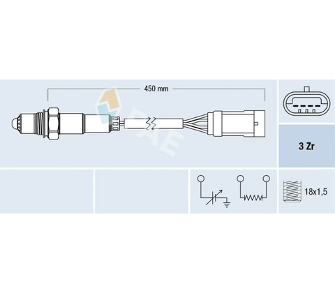 Lambda sonda FAE 77222