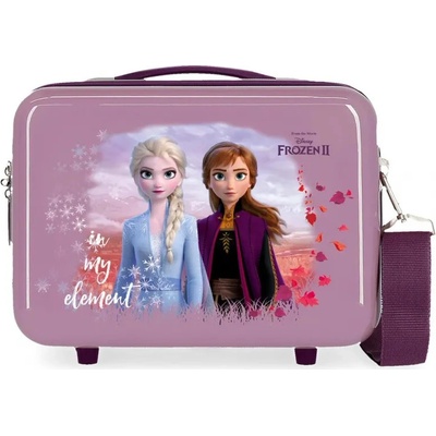 Joummabags DISNEY FROZEN ABS Cestovní kosmetický kufřík 21x29x15cm 9 l 4013923