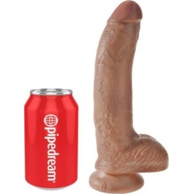 King cock realistic dildo with balls 22.8 cm