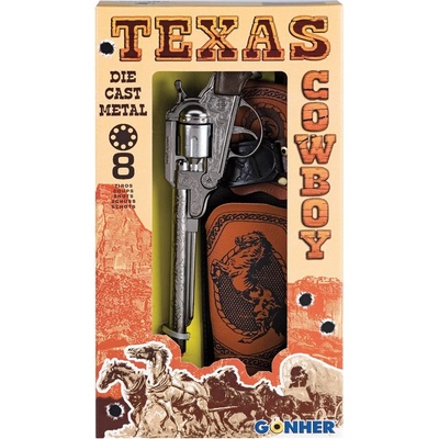GONHER Пистолет, револвер с кобур и капси GONHER Wild-West