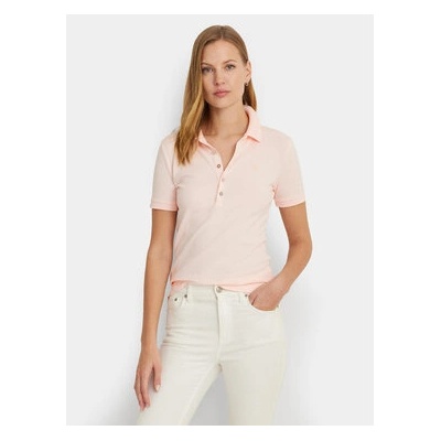 Lauren Ralph Lauren Тениска с яка и копчета 200679219103 Розов Regular Fit (200679219103)