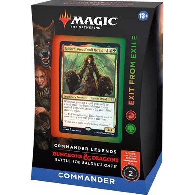 Wizards of the Coast Magic The Gathering: Commander Legends: Battle for Baldur's Gate Commander Deck box