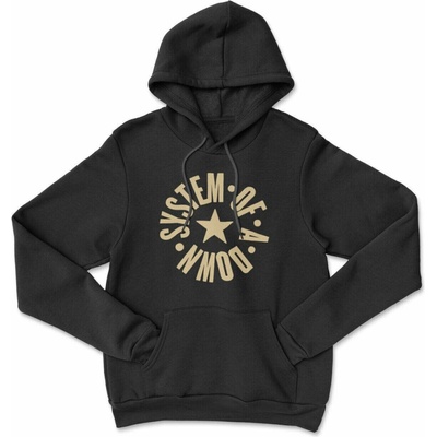 System of a Down Circle Star Logo Black
