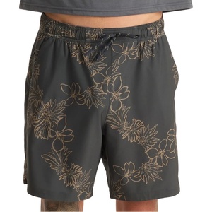 Roark Мъжки шорти за бягане Roark Serrano 7 Running shorts - Onyx Floral - размер M (012-3947-0912)
