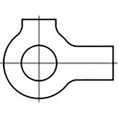 podložka plochá s 2 lalokmi 17 mm 30 mm ocel 500 ks TOOLCRAFT TO-6854880