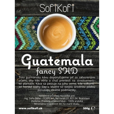 SofiKofi Guatemala fancy SHD 0,5 kg