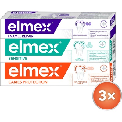 Elmex Mix 3 × 75 ml