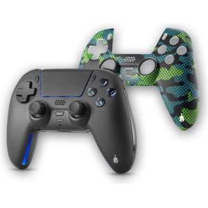 Spartan Gear Sarissa Wireless Controller Black PS4/PS5/PC/SWITCH + 1 Extra Faceplate (SGCPCPS501B)