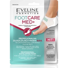 Eveline Cosmetics Foot Care Med exfoliačná maska na päty 2 ks