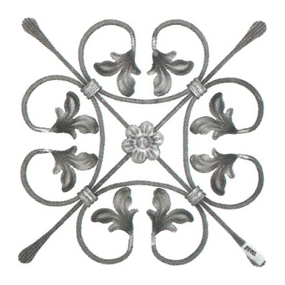 Ornament 340x340mm, profil hladký 12x6mm