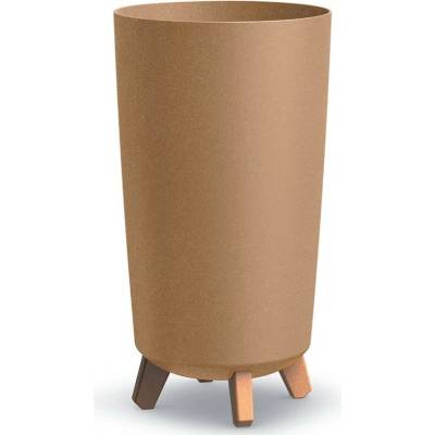 Prosperplast Kvetináč Gracia Tubus Slim ECO WOOD 23,9 cm ECO WOOD naturo