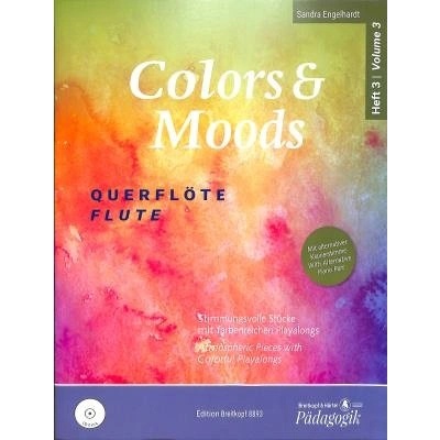 Engelhardt Sandra Colours + moods 3 + CD skladby pre 1-2 priečne flauty a klavír