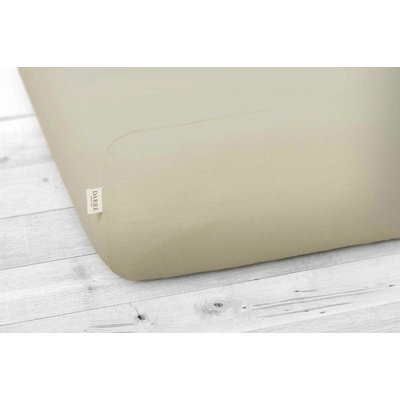Darré Jersey prostěradlo tmavě smetanové 90x200x40